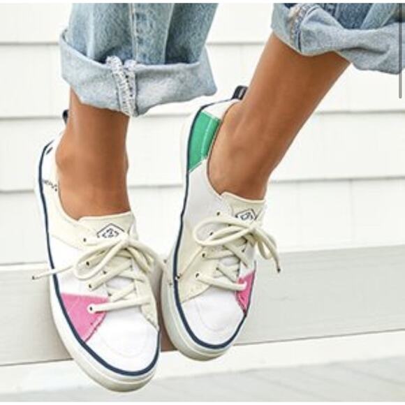 Sperry Crest Vibe Bionic Sneaker Women’s Size 6 Color Block Preppy Nautical - Picture 1 of 10